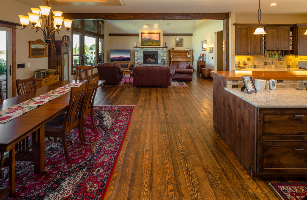Montana Wood Flooring Marks Lumber Douglas Fir Rough Sawn Flooring